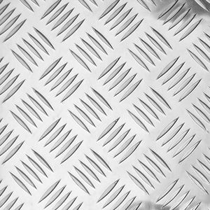 Алюминиевый металлопрокат Лист алюминиевый рифленый «Квинтет» 1050 размер 1000х2000 толщина 2,0 мм