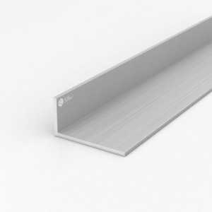 Алюминиевый металлопрокат Уголок алюминиевый неравнополочный АД31 100*40*4 поверхность AS мера 3;6 м
