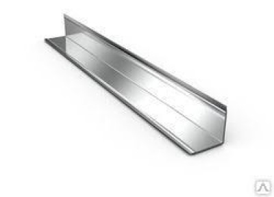 Алюминиевый металлопрокат Уголок алюминиевый равнополочный АД31 25*25*2  поверхность AS мера 3;6 м