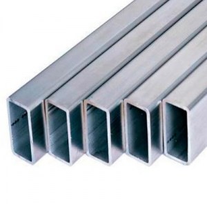 Алюминиевый металлопрокат Труба алюминиевая прямоугольная АД31 70*10*2  поверхность Б.П мера 3;6 м