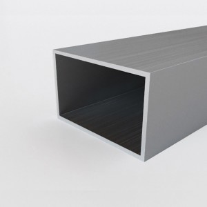 Алюминиевый металлопрокат Труба алюминиевая прямоугольная АД31 80*20*2 поверхность AS мера 3;6 м